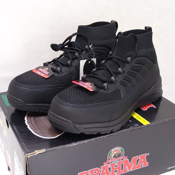 Brahma Blast Off Steel Toe Work Shoes Men's Size 7.5 EnduroPro Insoles NIB / NWT - Picture 1 of 11